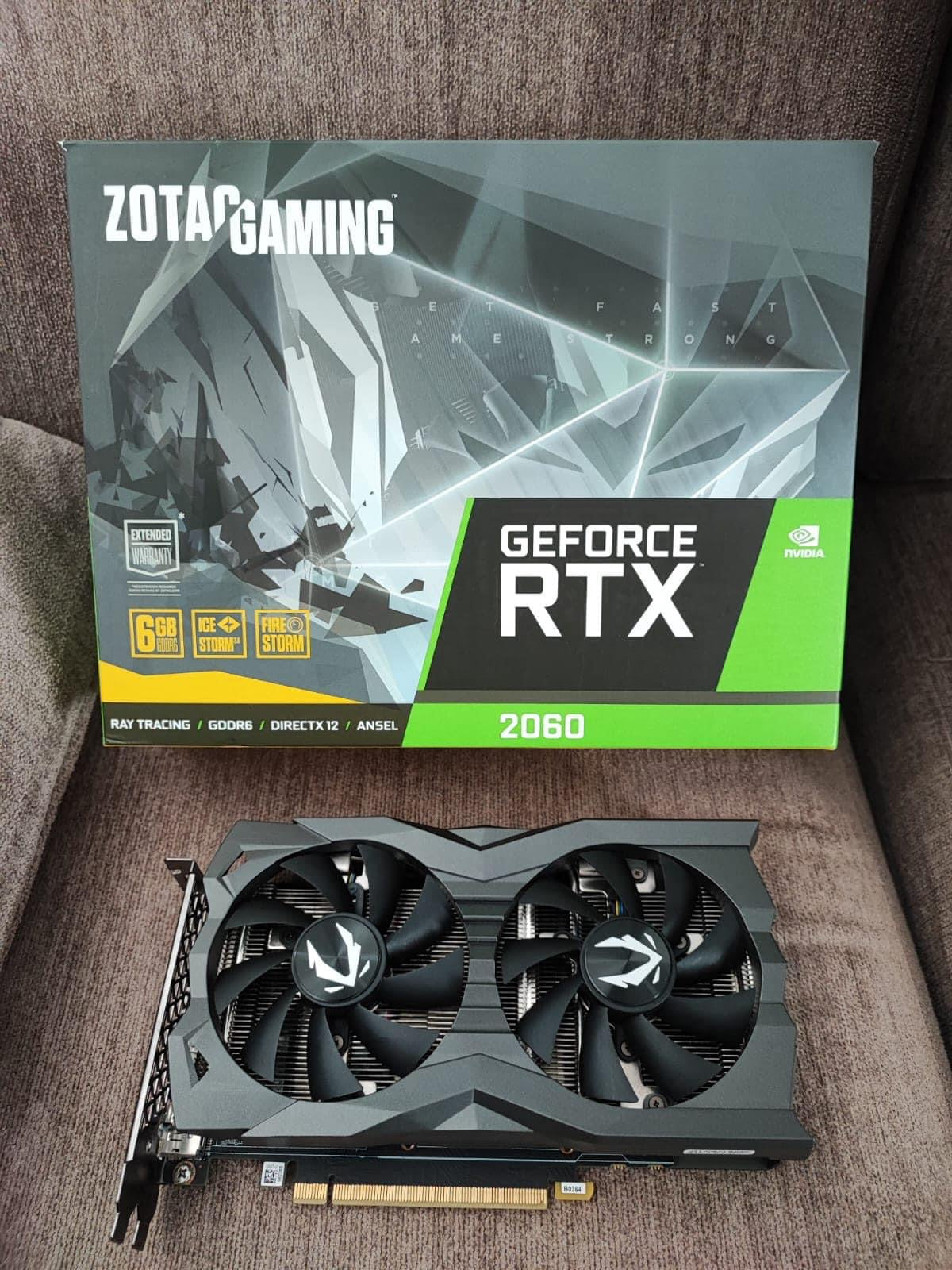 Placa de vídeo RTX 2060 zotac